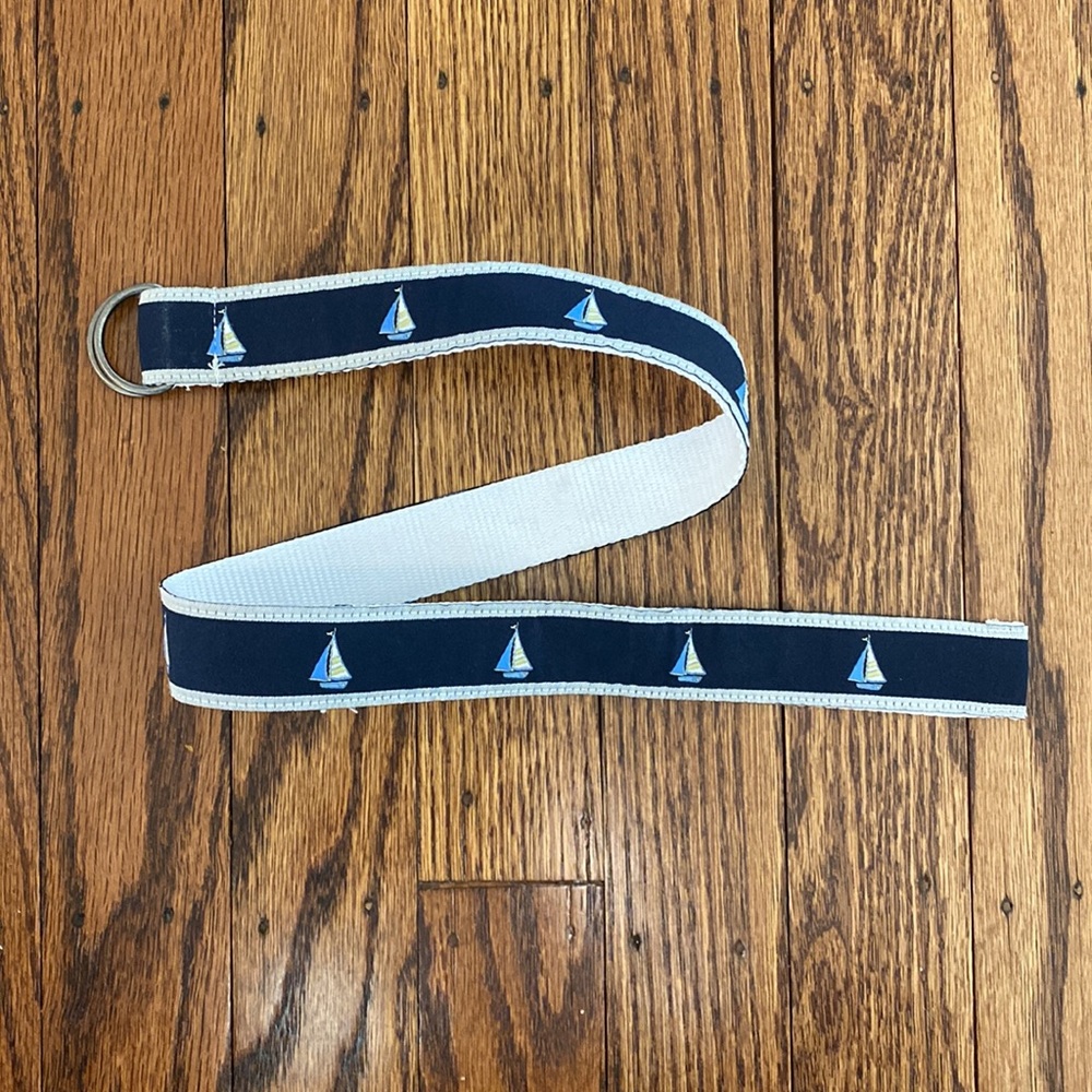 EUC Janie & Jack sailboat ribbon belt
